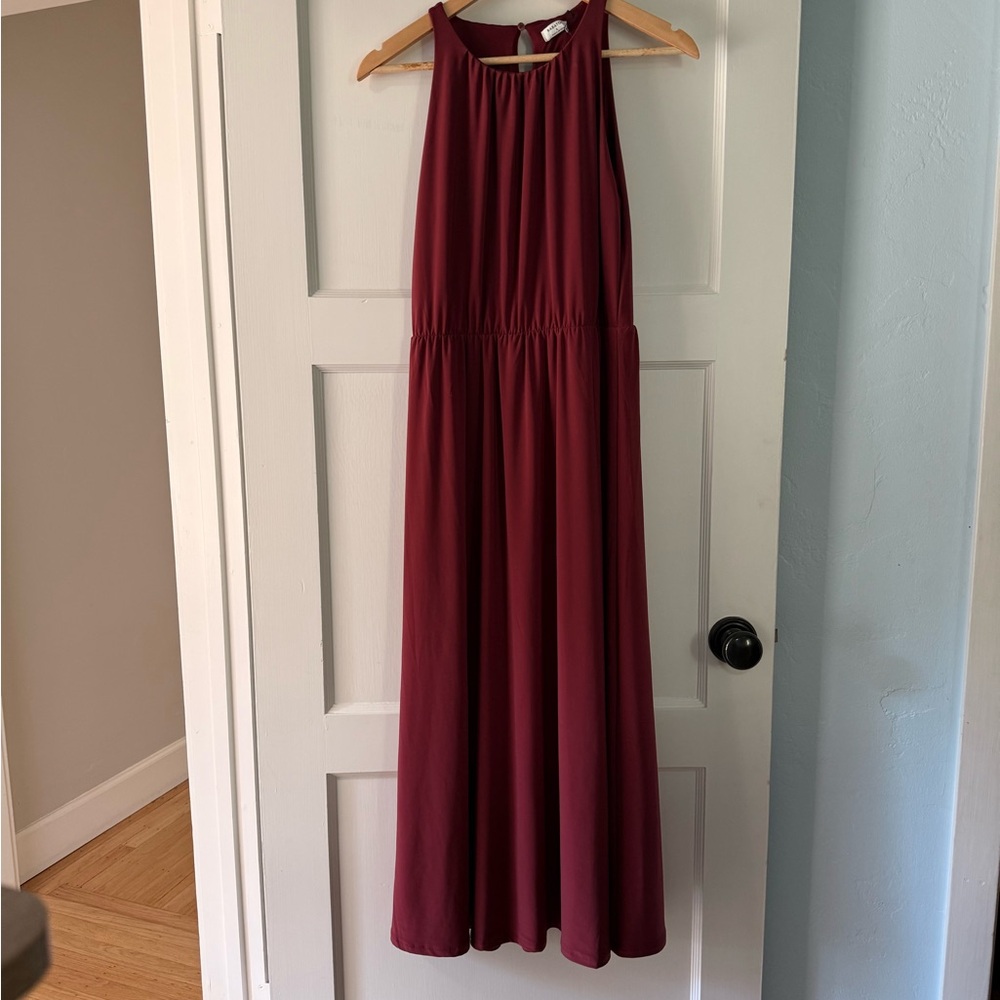 Aritzia Babaton Grecian Dress - S - Cordovan